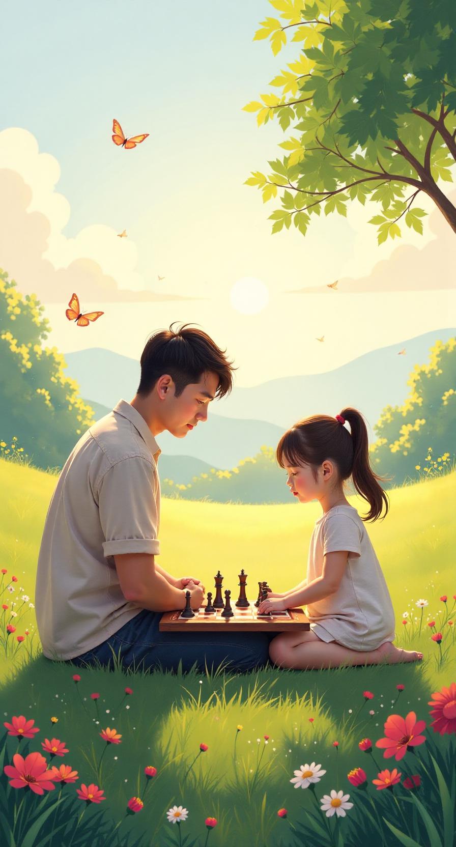 希望自己不再长大，爸爸不再变老，相伴永远
希望自己不再长大，爸爸不再变老，相伴永