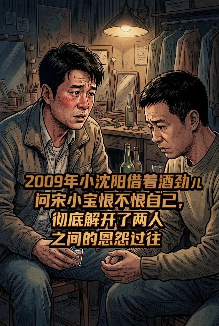 2009年小沈阳借着酒劲儿问宋小宝恨不恨。自己，彻底解开了两人之间的恩怨过往