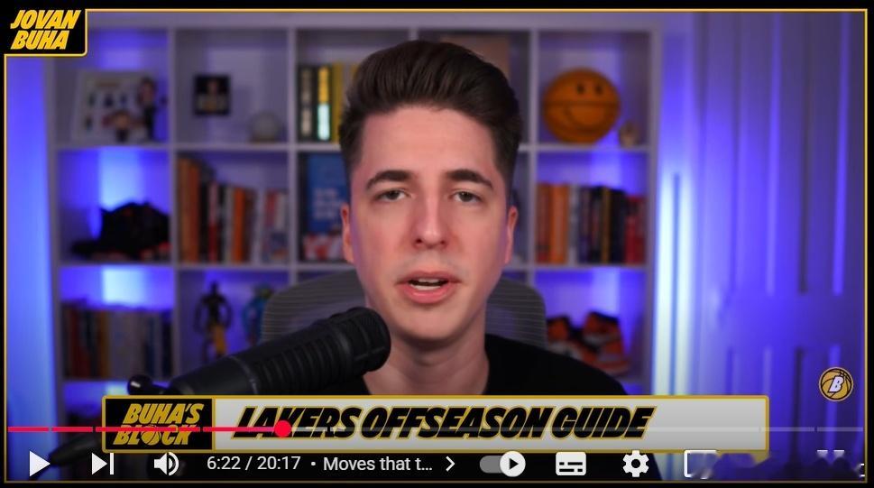 今天看到了Buha 的一个薪资节目，他说明了一下今年湖人的一些薪资情况，并且还根