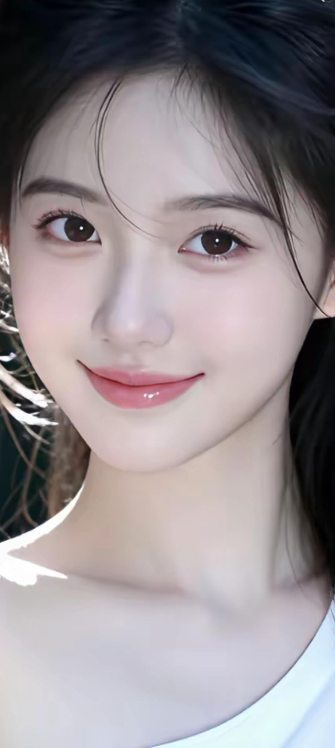 甜美笑容，元气满满，少女心爆棚！😊✨
