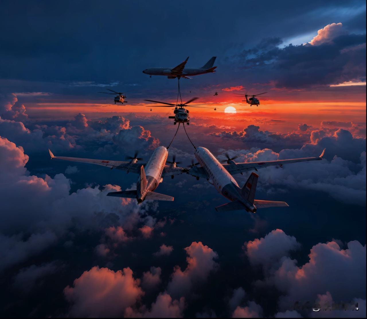 空中加油，堪称直升机战力的“倍增器”！这项关键技术，目前被美国牢牢攥在手里，黑鹰