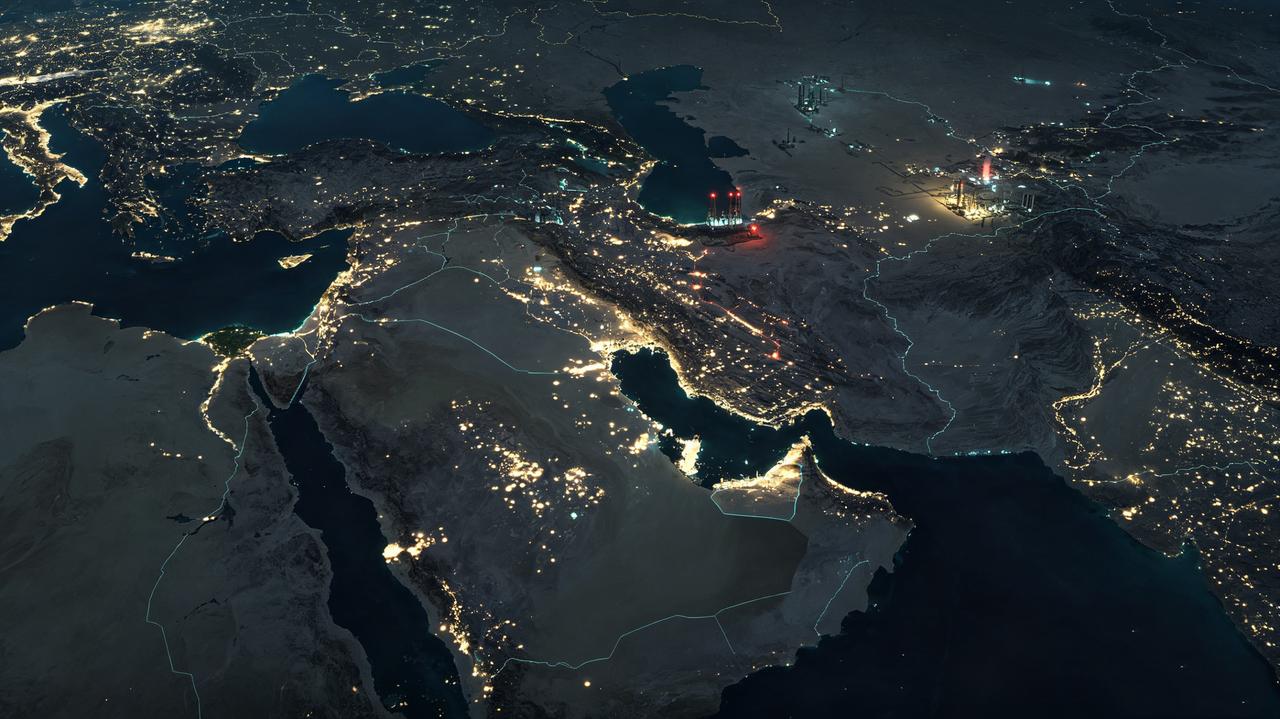 霍尔木兹海峡危机持续，英法牵头多国开会，美伊互放狠话对峙已54天。美军高度战备，