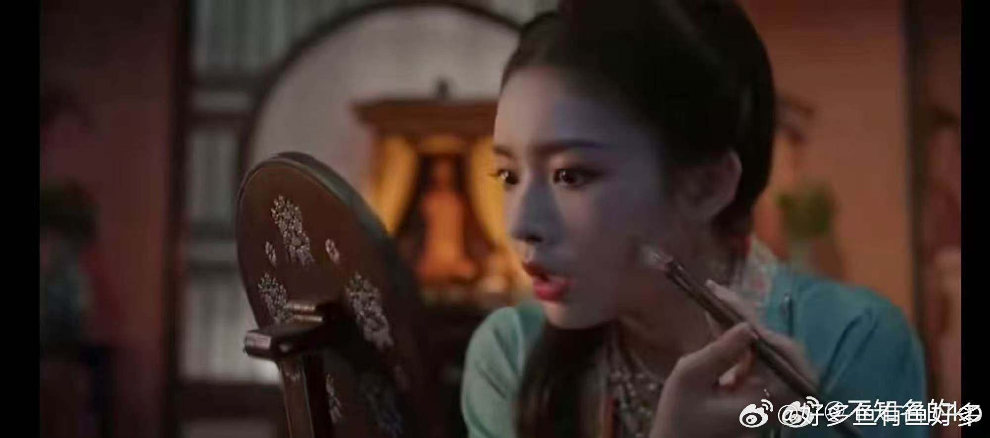 🥀林允聊斋大婚镜头一袭艳红婚服氛围感惊悚拉满，瑶华公主眼底藏满诡异执念，为求容