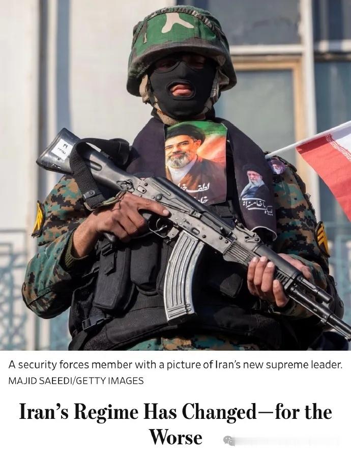 中东局势 稍早些，特朗普在宣扬“胜利”的时候，指出阿亚图拉政权已经发生了更迭，指