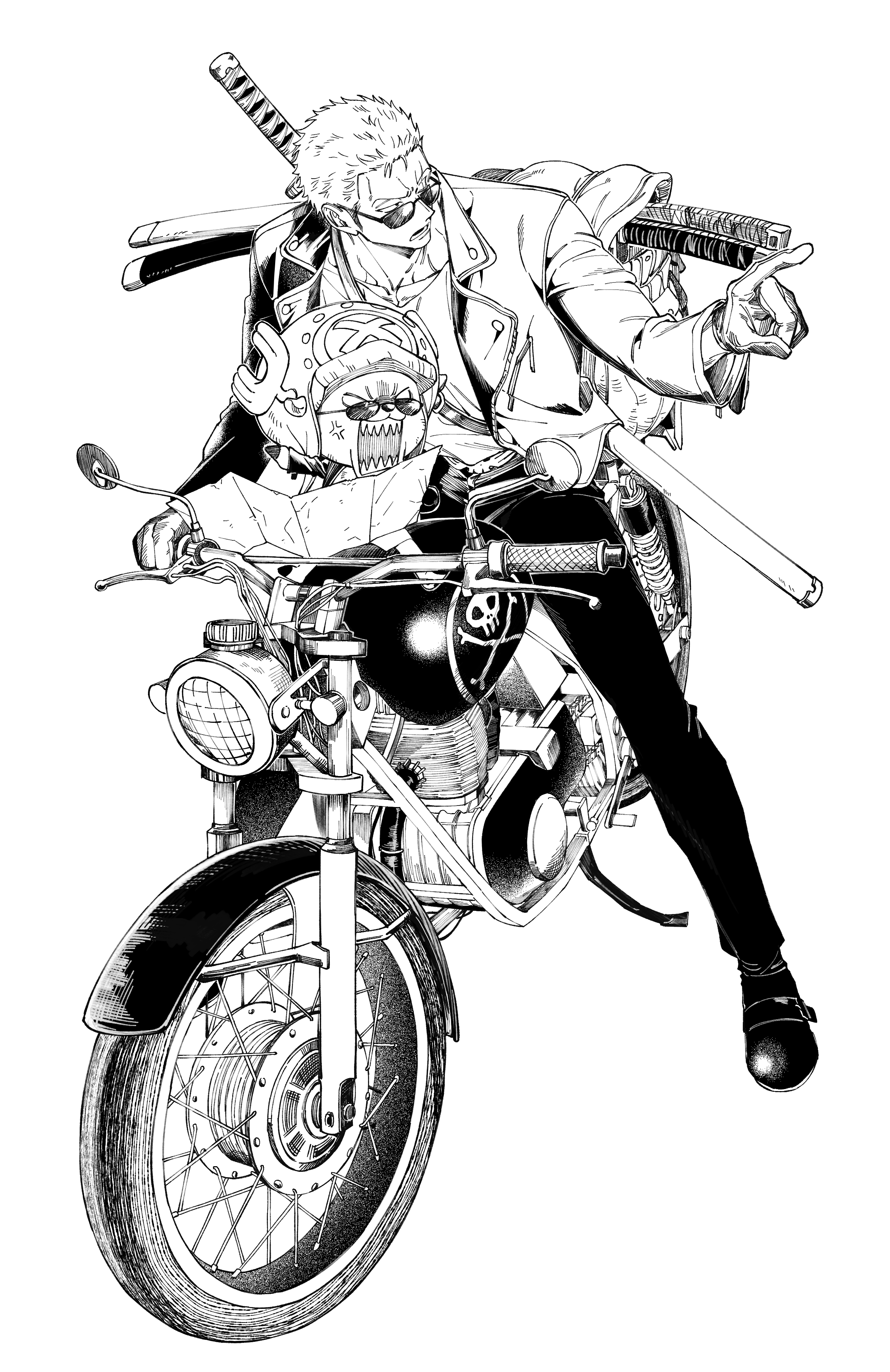 海贼王 海贼王 索隆：应该走那边吧乔巴：_____________转载自TWI：