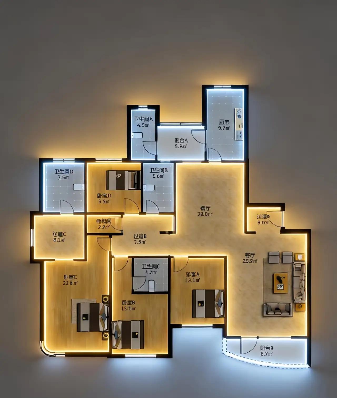 杭州，以为是理想的房子，其实有很多坑，按照后边的方案改一下，如何？