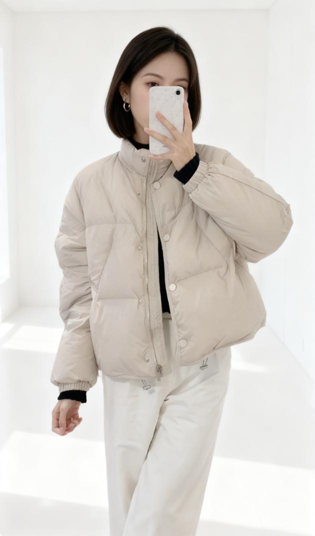 短款冬季羽绒服女