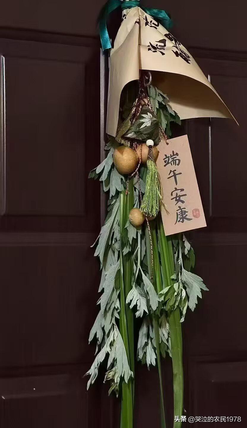 艾草是什么？是一种象征性的防御。你把它挂在门上，告诉自己“我做了防护”，但真正该