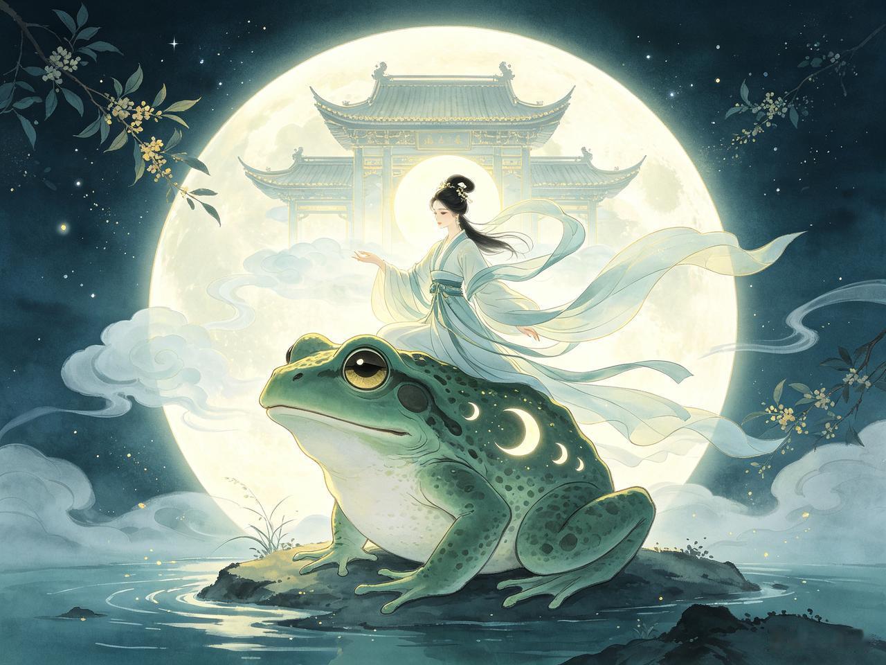 ?

秦简《归藏》寥寥数语，勾勒出嫦娥最初的模样：“昔嫦娥以西王母不死之药服之，
