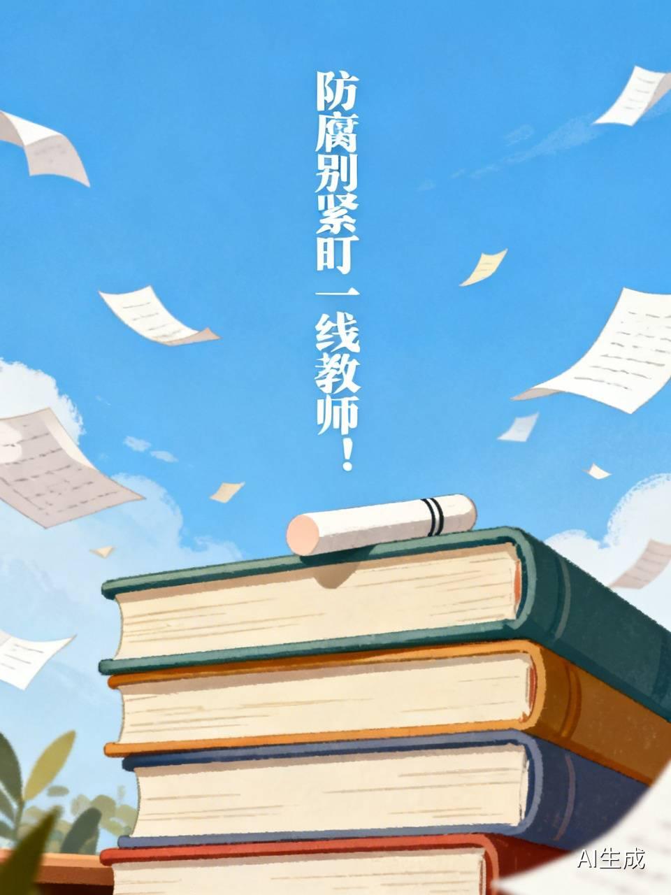 防腐别紧盯一线教师！

一线教师根本没有腐败的机会，牛奶费、校服费看似教师收的，