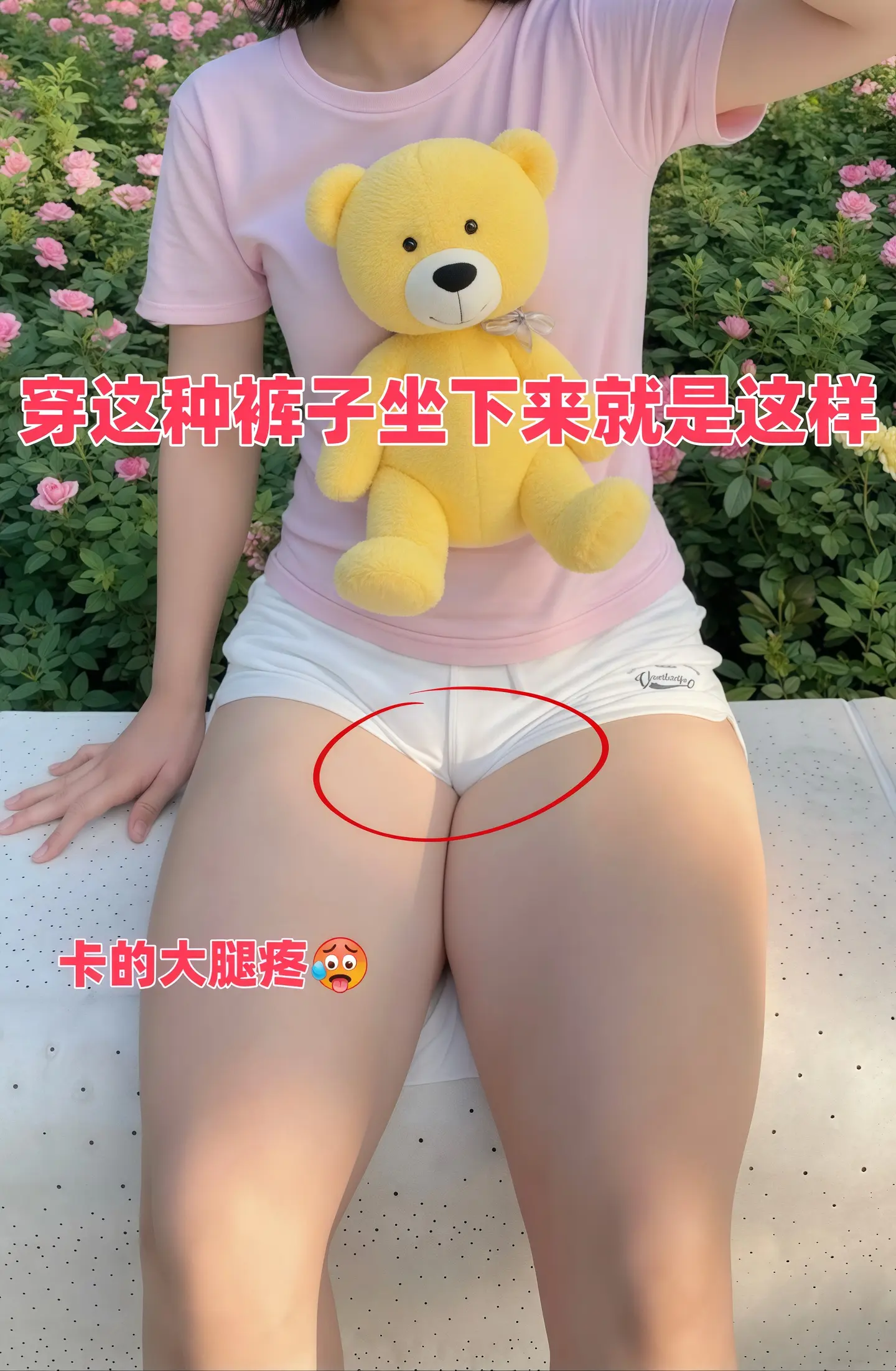 夏天的清凉穿搭真的要人手一条这个自带降温感的冰丝亚麻七分裤，穿上就是行...