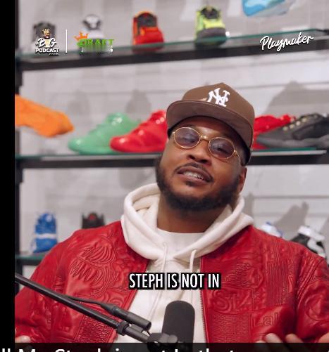 卡梅隆-安东尼认为现役中能够跟詹姆斯竞争历史最佳球员的只有库里了，如果站在库里的