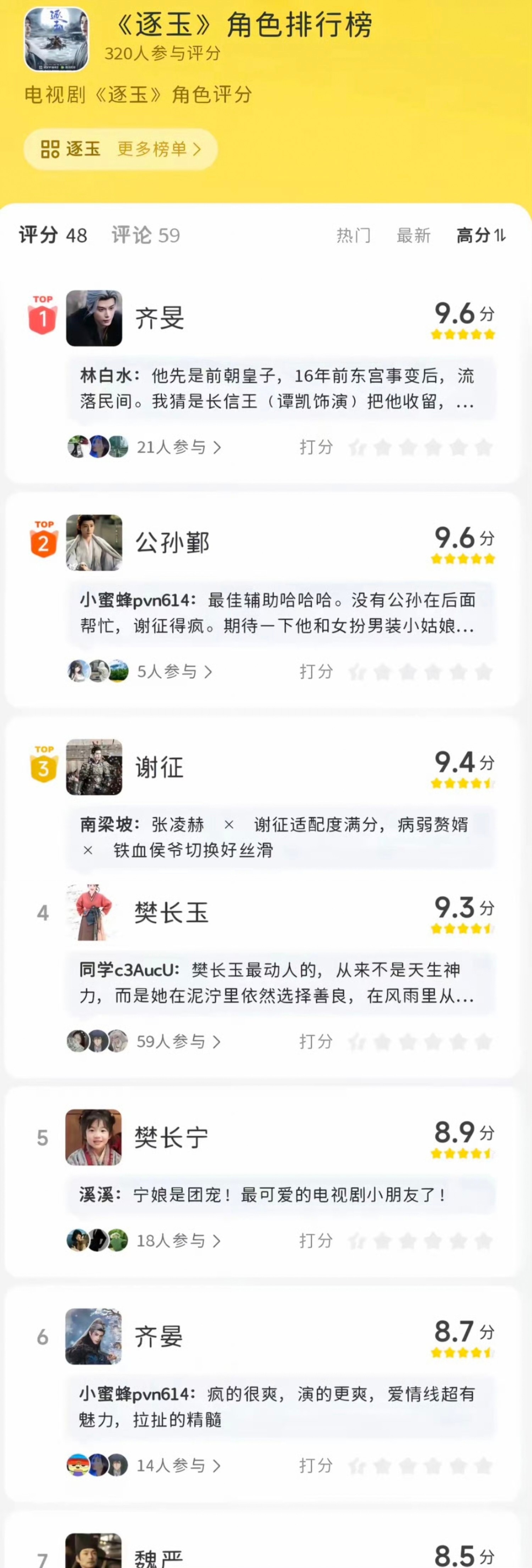 逐玉男女主cp田赫征玉说男二女二副cp不齐而俞预制了掀桌通稿。。。腾讯视频下邓凯