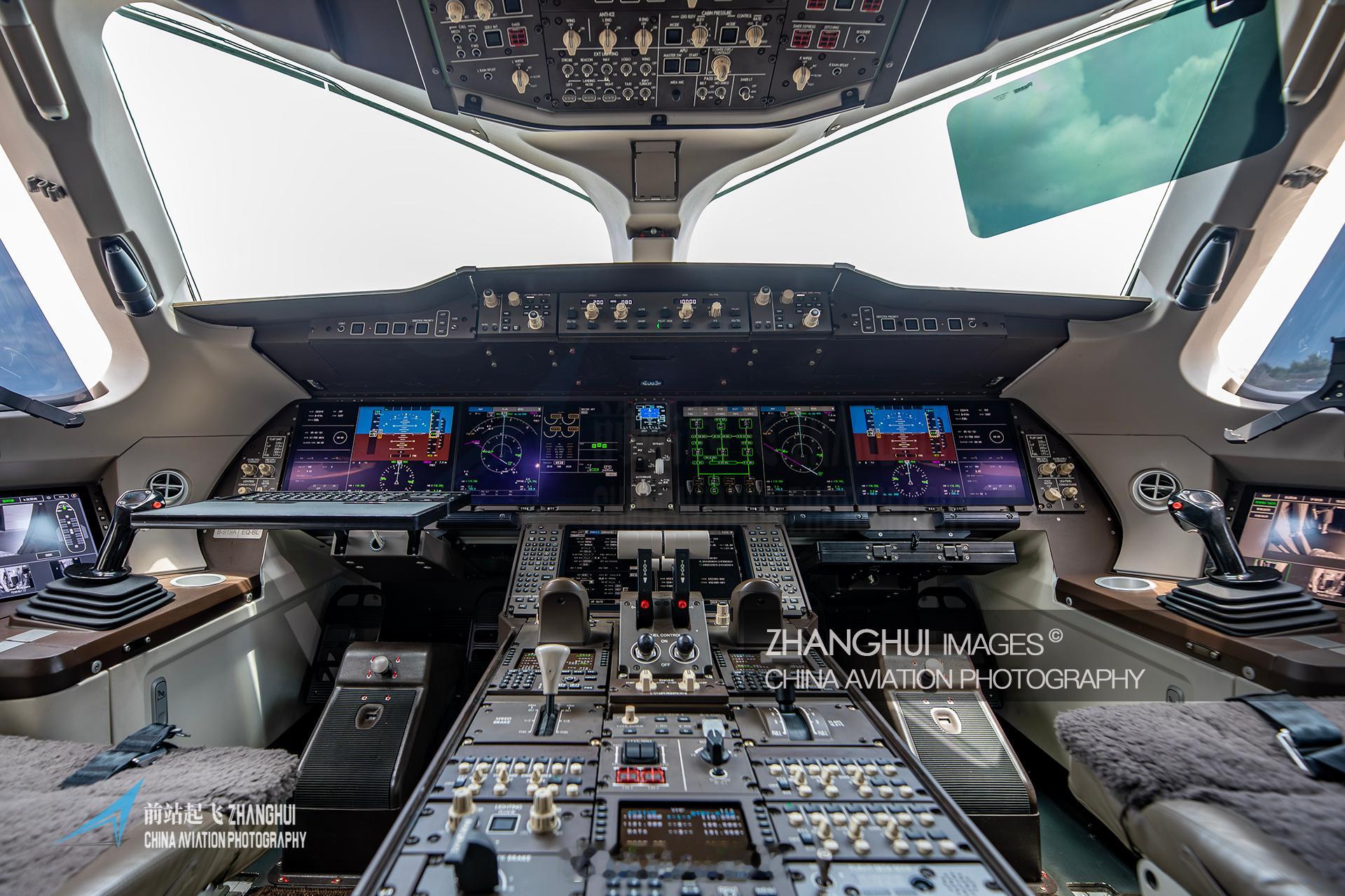 图1是中国C919飞机驾驶舱，图2是波音737max，图3是A320neo的驾驶