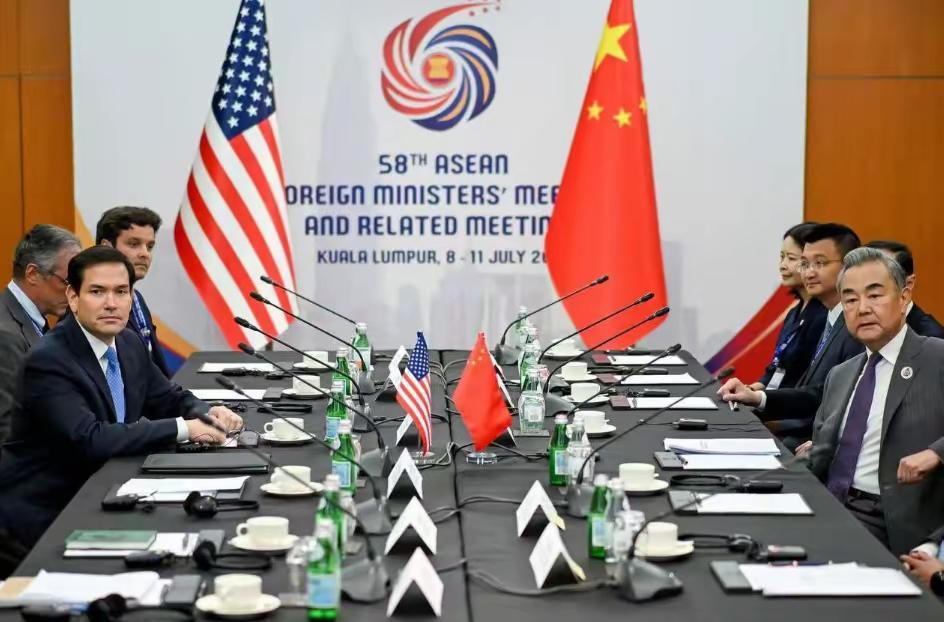 中美外长会晤顺利结束！

7月11日下午，特朗普上任以来，中、美双方的首次外长会