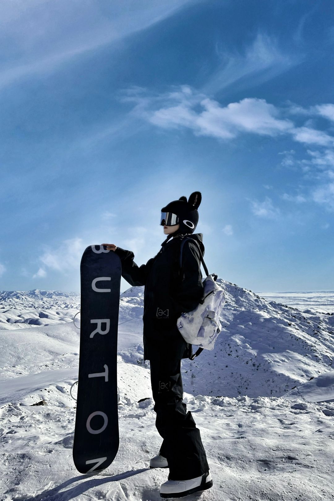 好帅 像个滑雪高手🎿⛷️