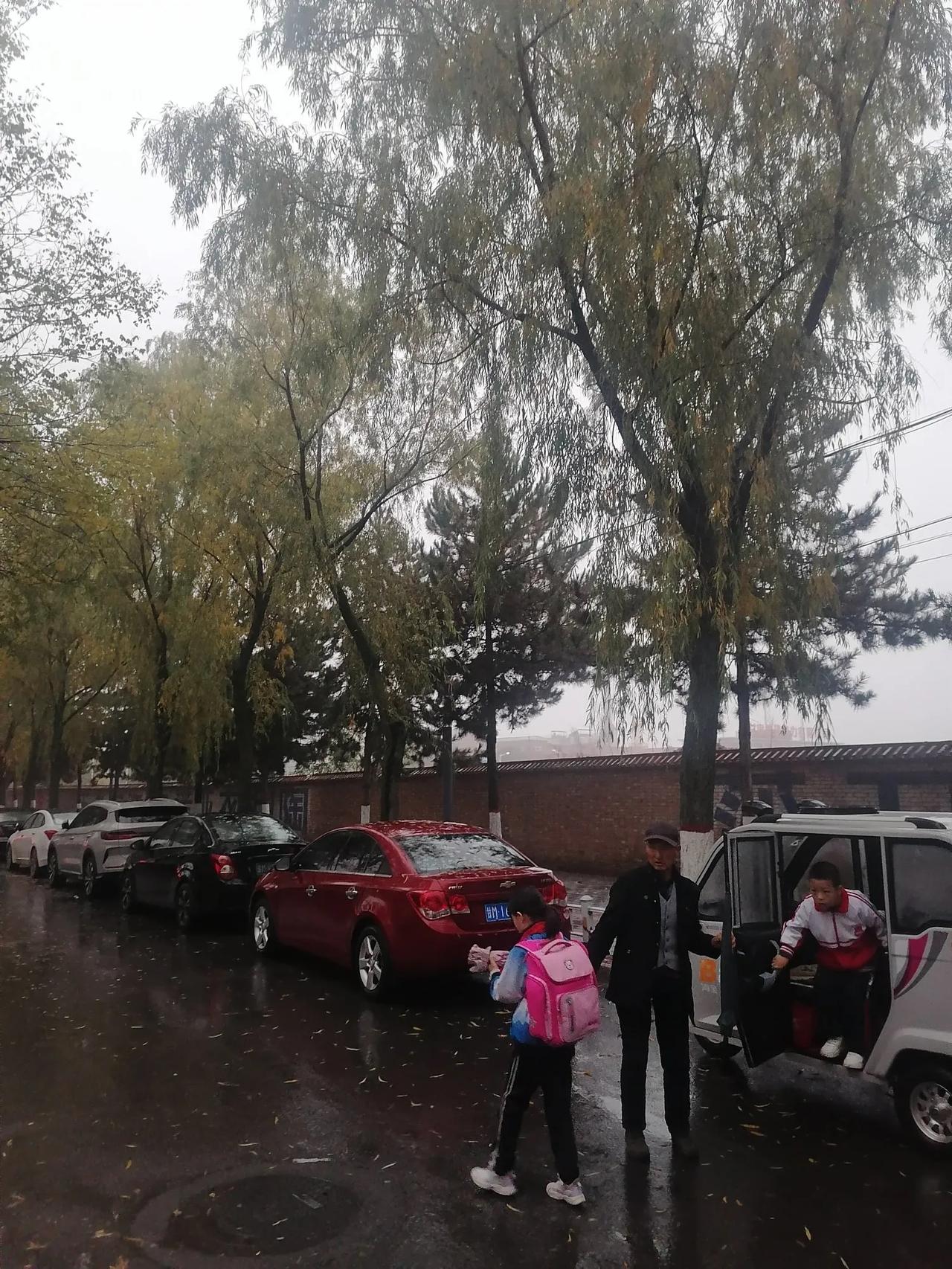 #妙笔生花创作挑战#
鹧鸪天
秋雨
天色阴沉雾茫茫，
秋风萧瑟秋雨绵。
滴滴雨水