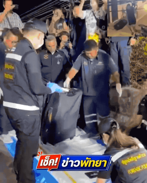 开箱一幕刺痛全网！泰国春武里府芭堤雅铁路边的草丛里，一只黑色行李箱藏着一场令人心
