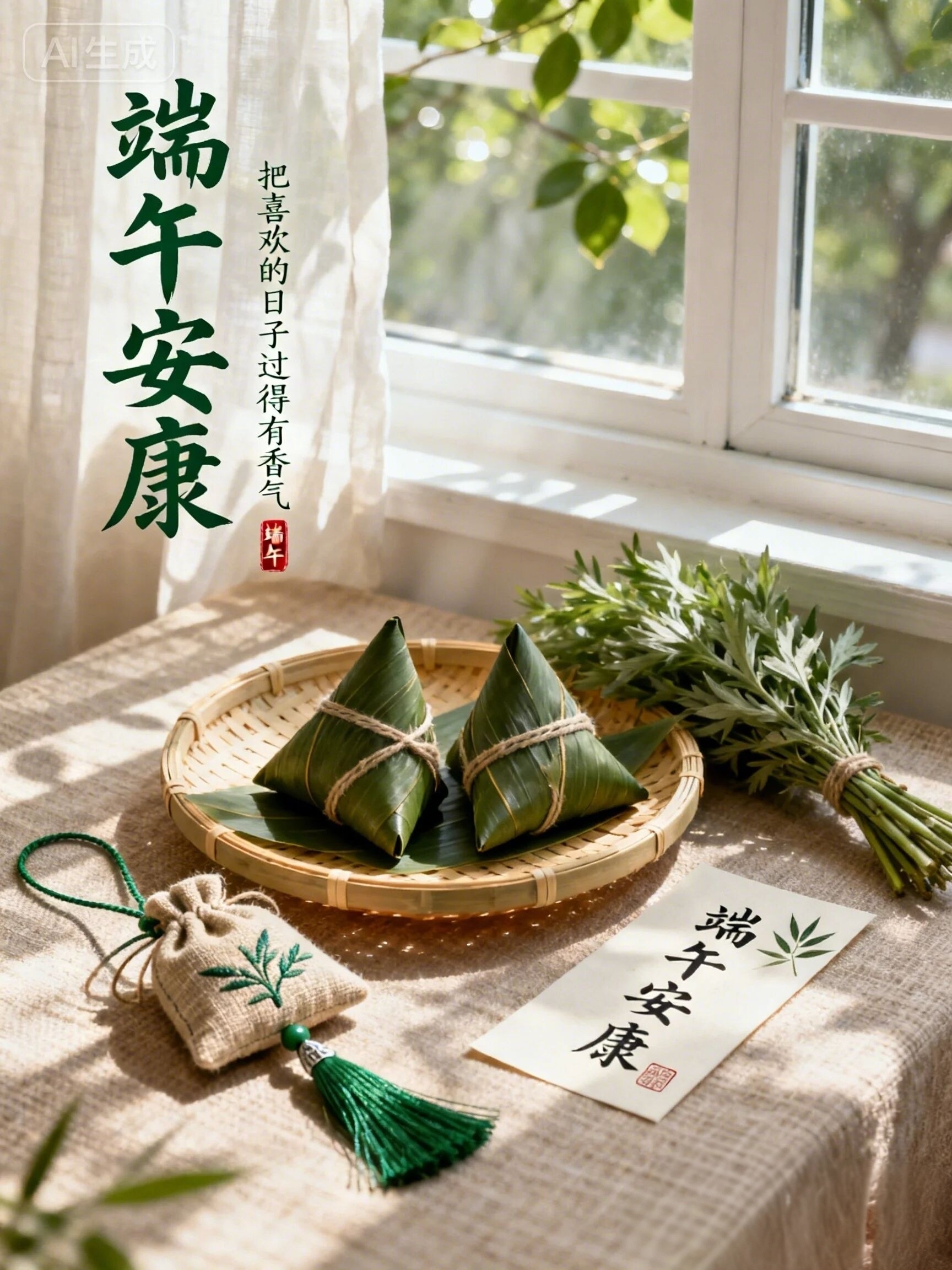 端午了，时间过得好快。这一年，又过去了一半。粽叶包裹的，不只是糯米，还有欢喜；五