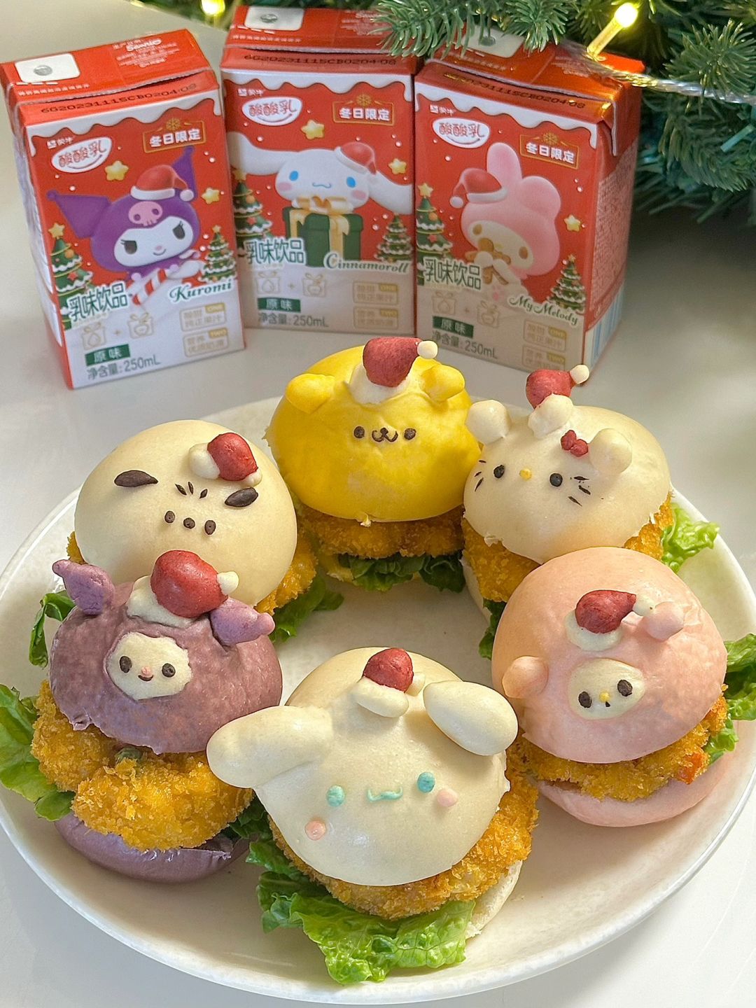 冬日限定！三丽鸥汉堡套餐！
