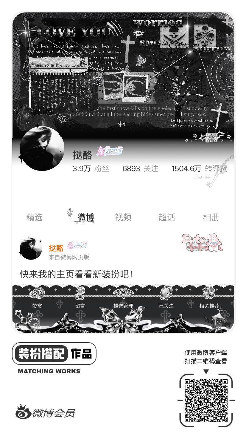 我刚刚完成了一套全新微博装扮搭配！超有个性！快来围观，一起分享装扮灵感吧~网页链