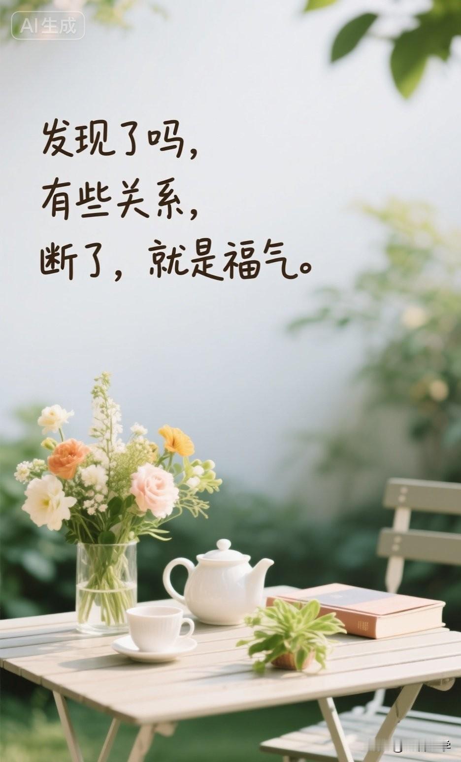 发现了吗，有些关系，断了，就是福气。

我们从小被教育要重情重义、要珍惜每一段缘