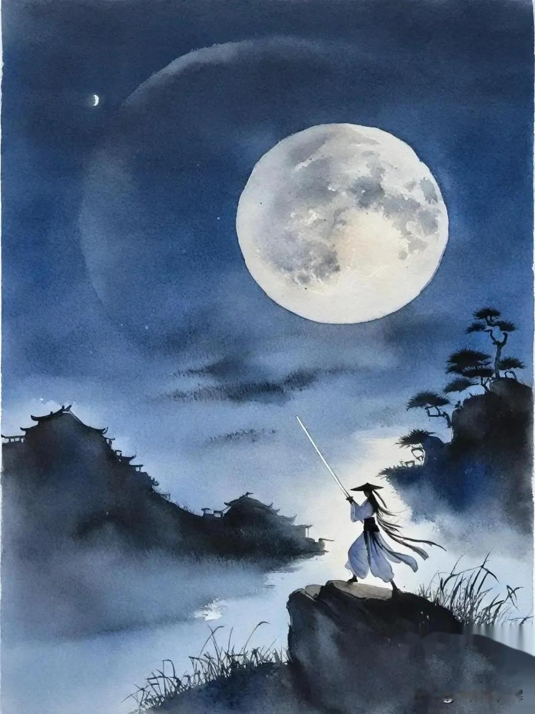 上联：三尺古井妄吞月
下联：下[what][what]联