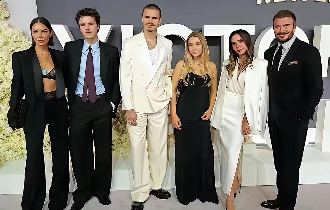 长相：贝克汉姆在欧美男人里是顶尖的，

他老婆维多利亚的长相在欧美女人里偏下。