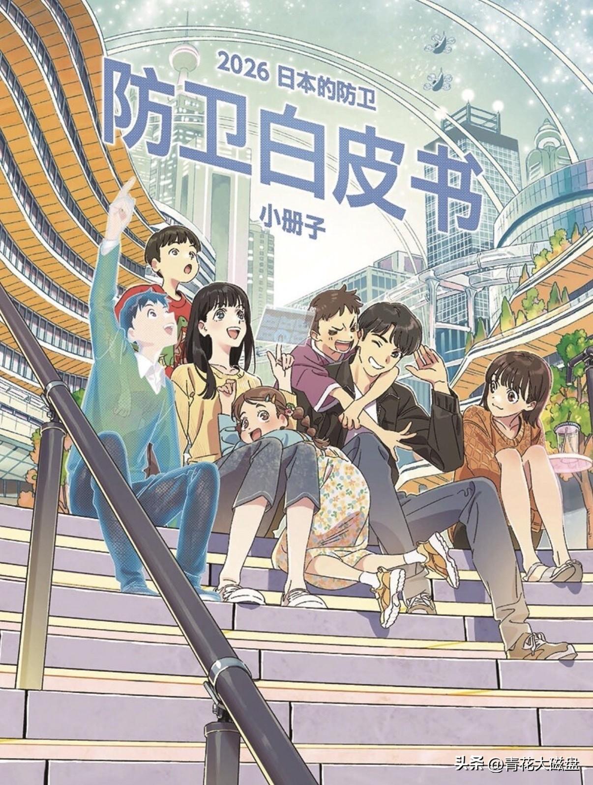 看日本的防卫白皮书封面，还以为是个校园偶像剧的动画片呢。