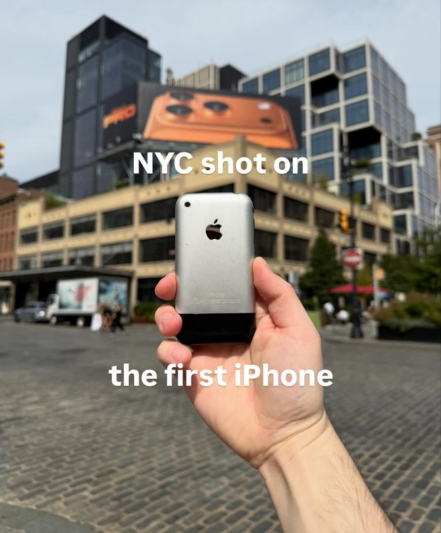用第一代iPhone拍拍NYC，像素没法看，主打一个氛围。