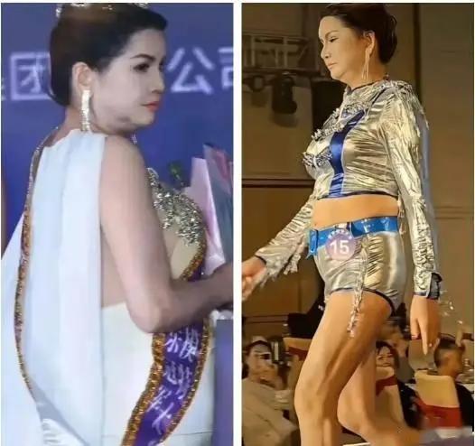 老公说：哎，如你现在的身材，是不是也可以参加选美比赛啊！说不定还能赢些奖金回来！