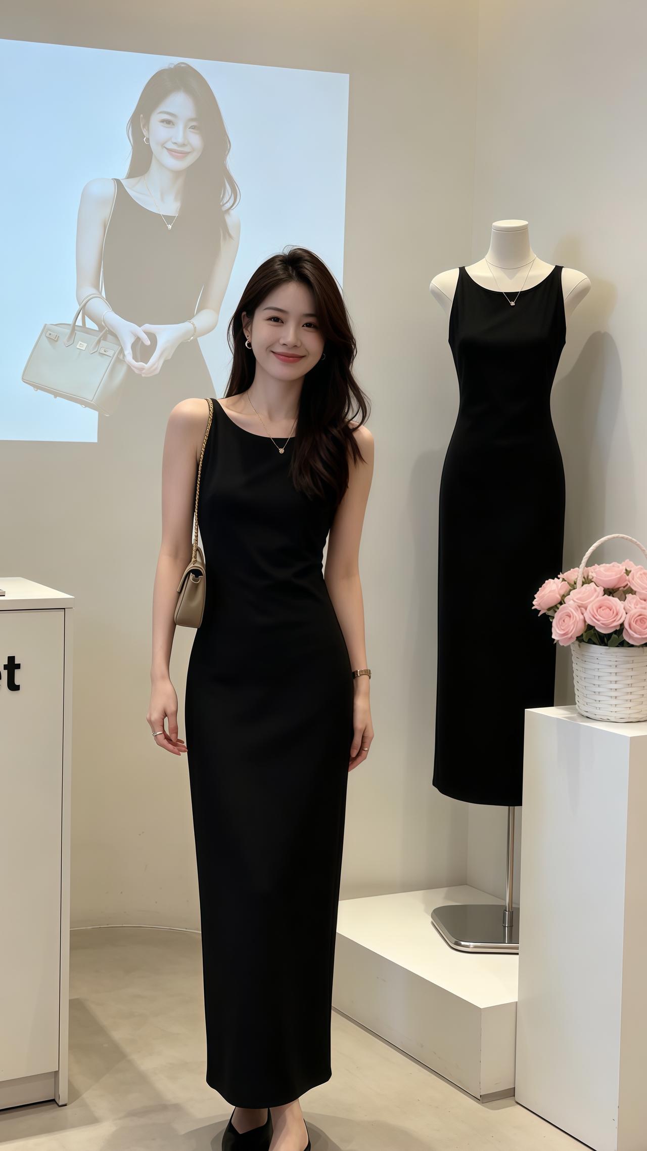 小黑裙谁穿谁好看 高级感穿搭 高知女性穿搭 韩系穿搭 穿搭是取悦自己