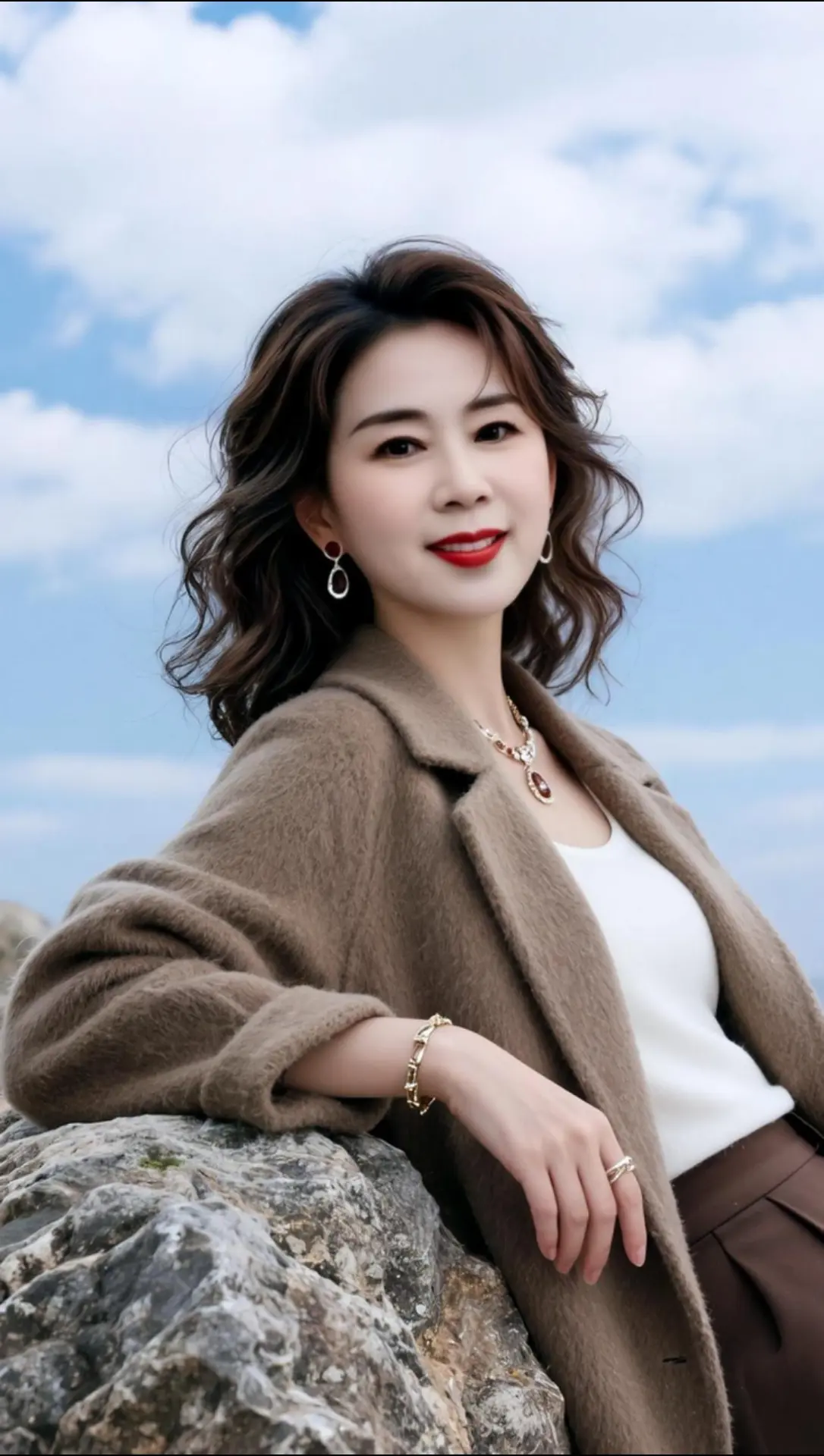 AI浅棕系写真 随变ai随便玩