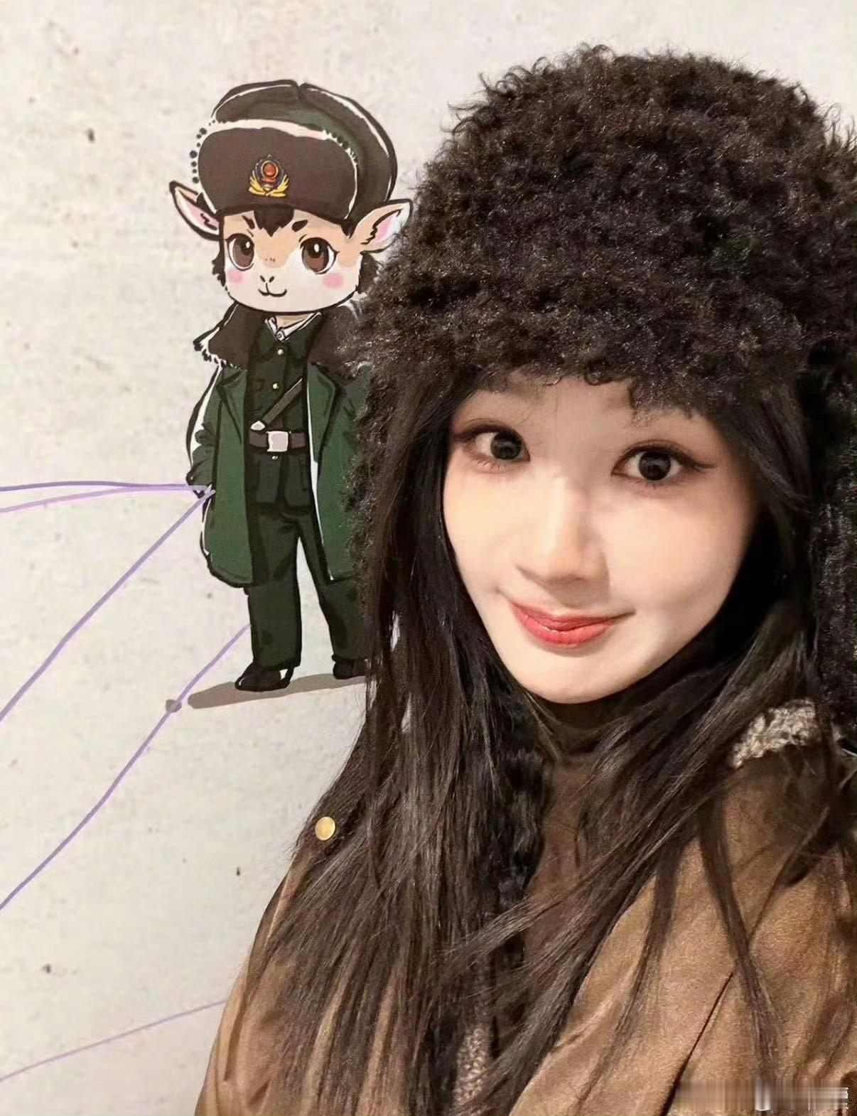 第一个藏羚羊塑杨紫的是天才把杨紫联想成藏羚羊塑像的人简直是天才！那形象，灵动中透