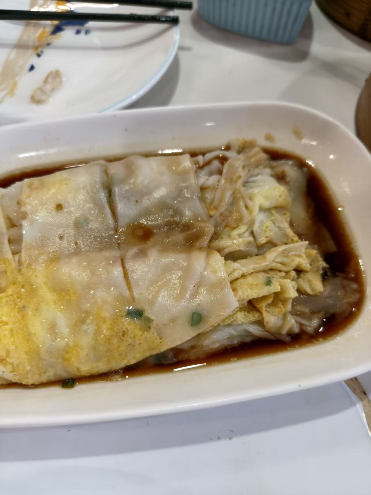 第一次在广东吃到这种蛋肉肠一条肉肠+一条蛋肠？？？这对吗 ​​​
