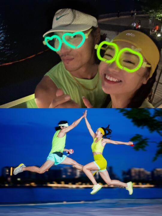 🏃‍♀️跑进夏夜🌠我们的光比星辰先抵达对岸！