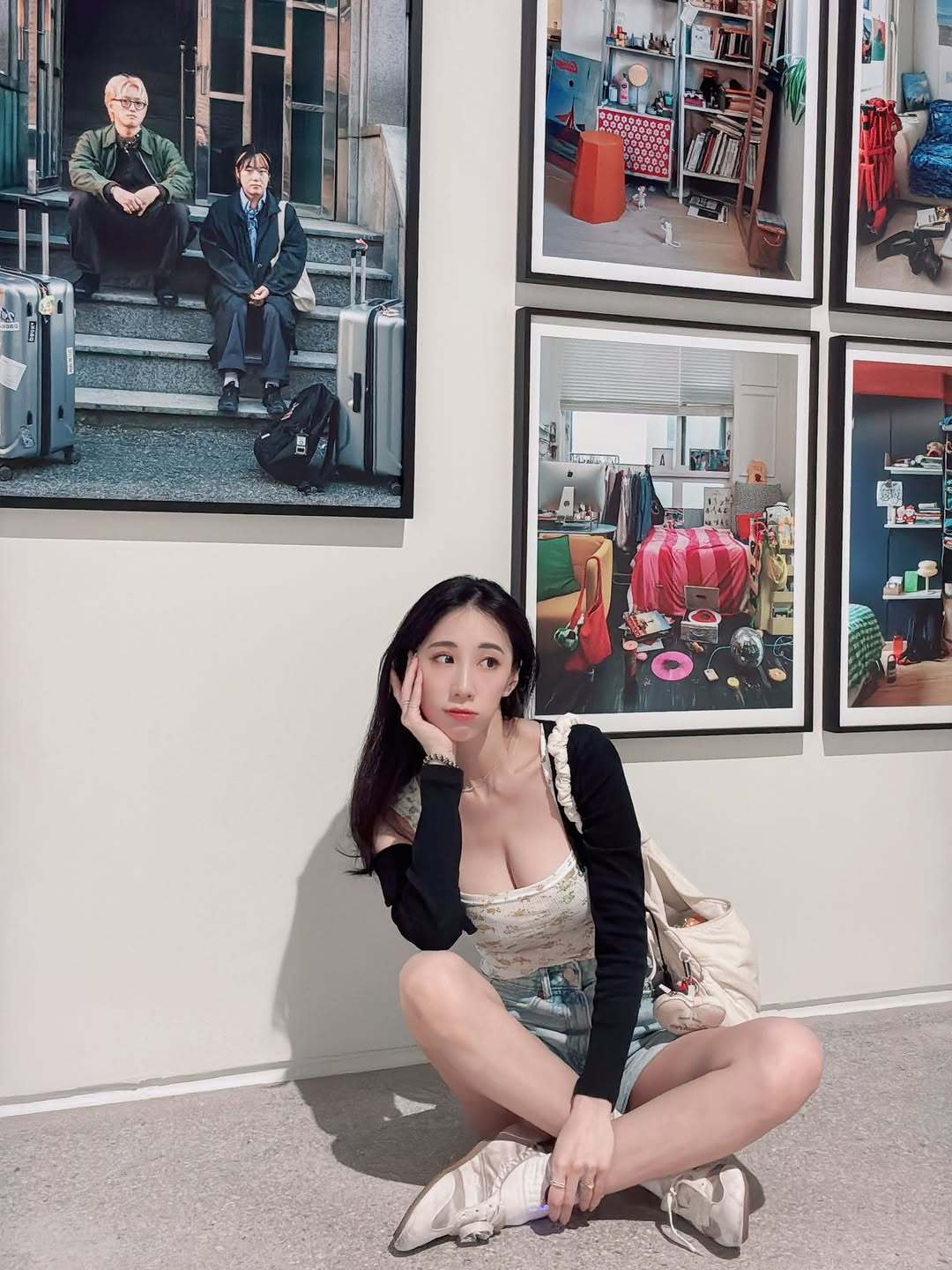 瑶瑶韩国美术馆打卡🎨长辈也差点打卡