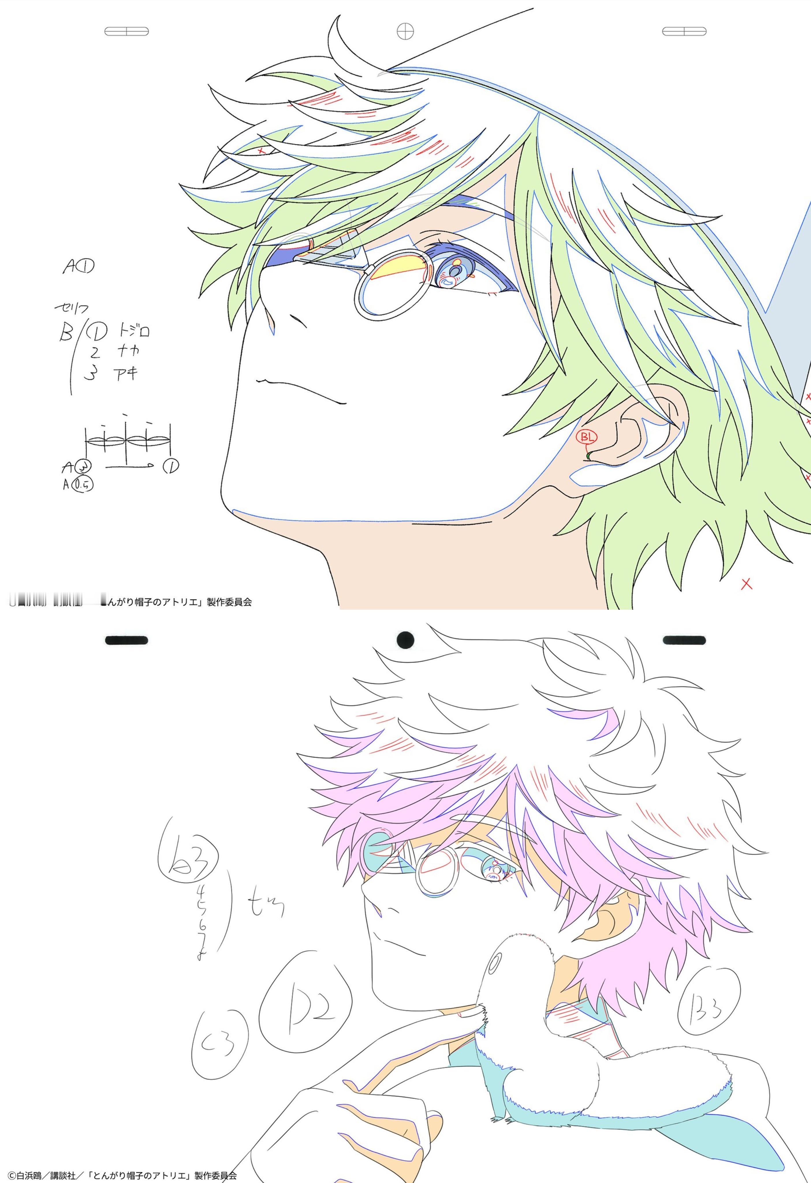 夏日企画壁纸头像尖帽子的魔法工坊奇弗利 原画线稿 