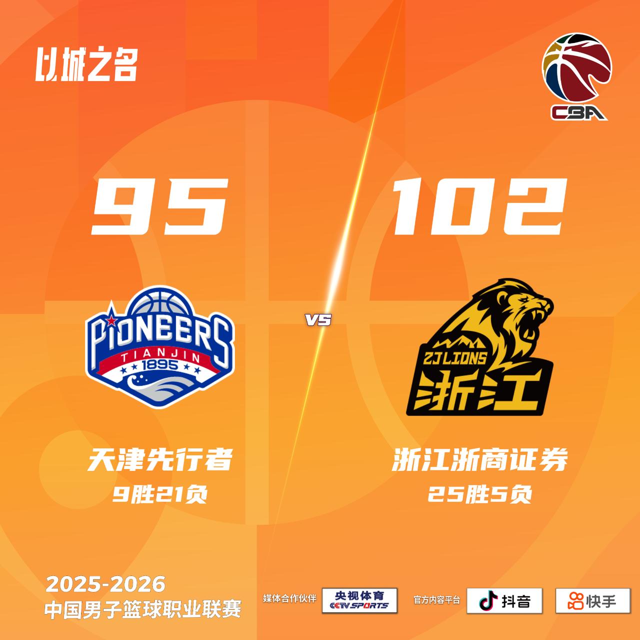 天津先行者 95-102 浙江浙商证券天津男篮vs广厦男篮
天津先行者：林庭谦2