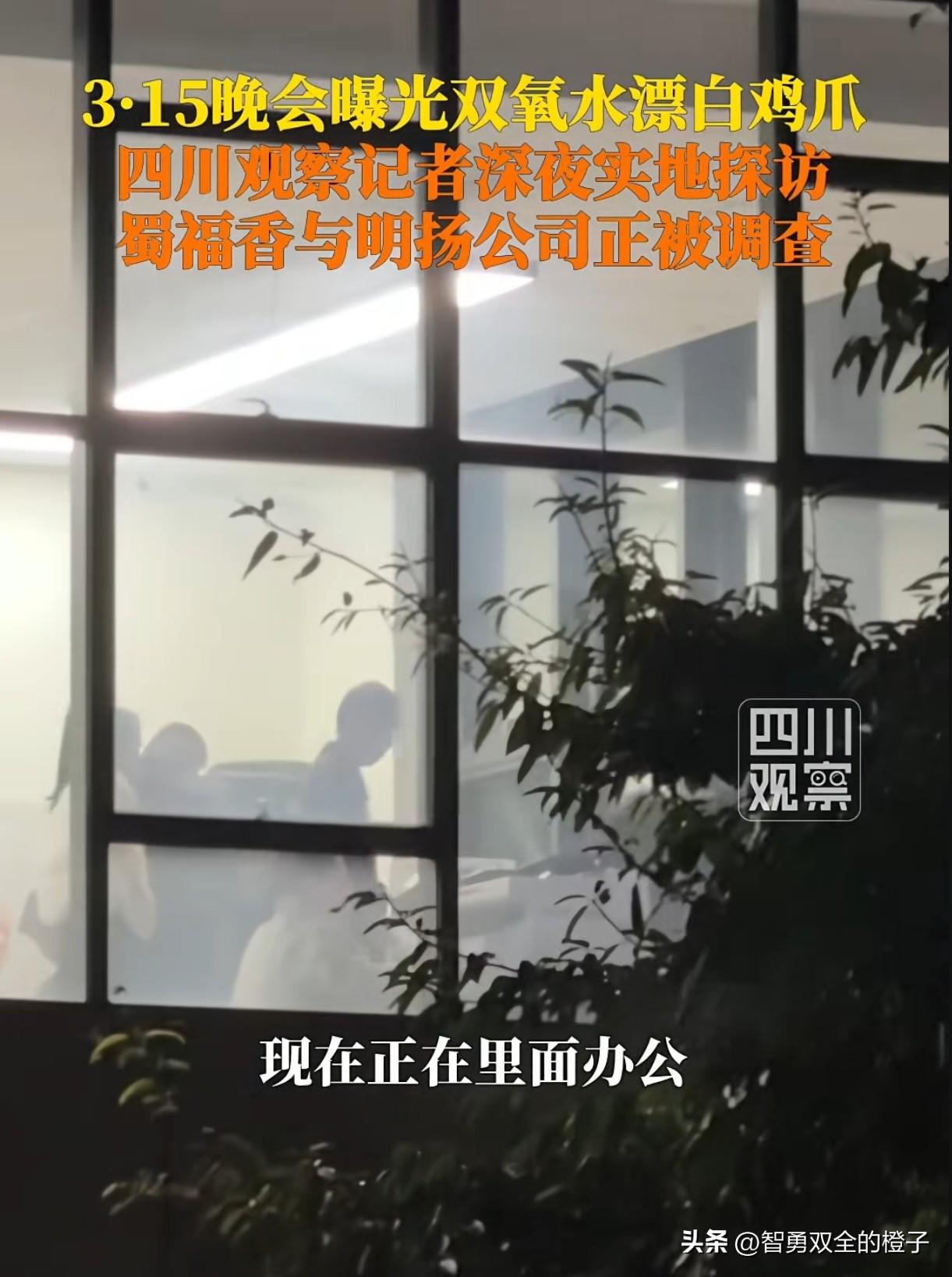 昨天晚上最忙的人，应该就是蜀福香和明扬这两家公司的员工了吧，小心翼翼守在电视前，