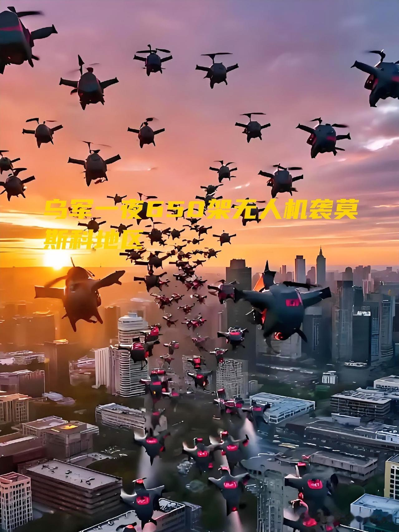 不少人此前还以为俄乌战场的远程打击已经进入平稳期，这次乌军一夜出动650架无人机