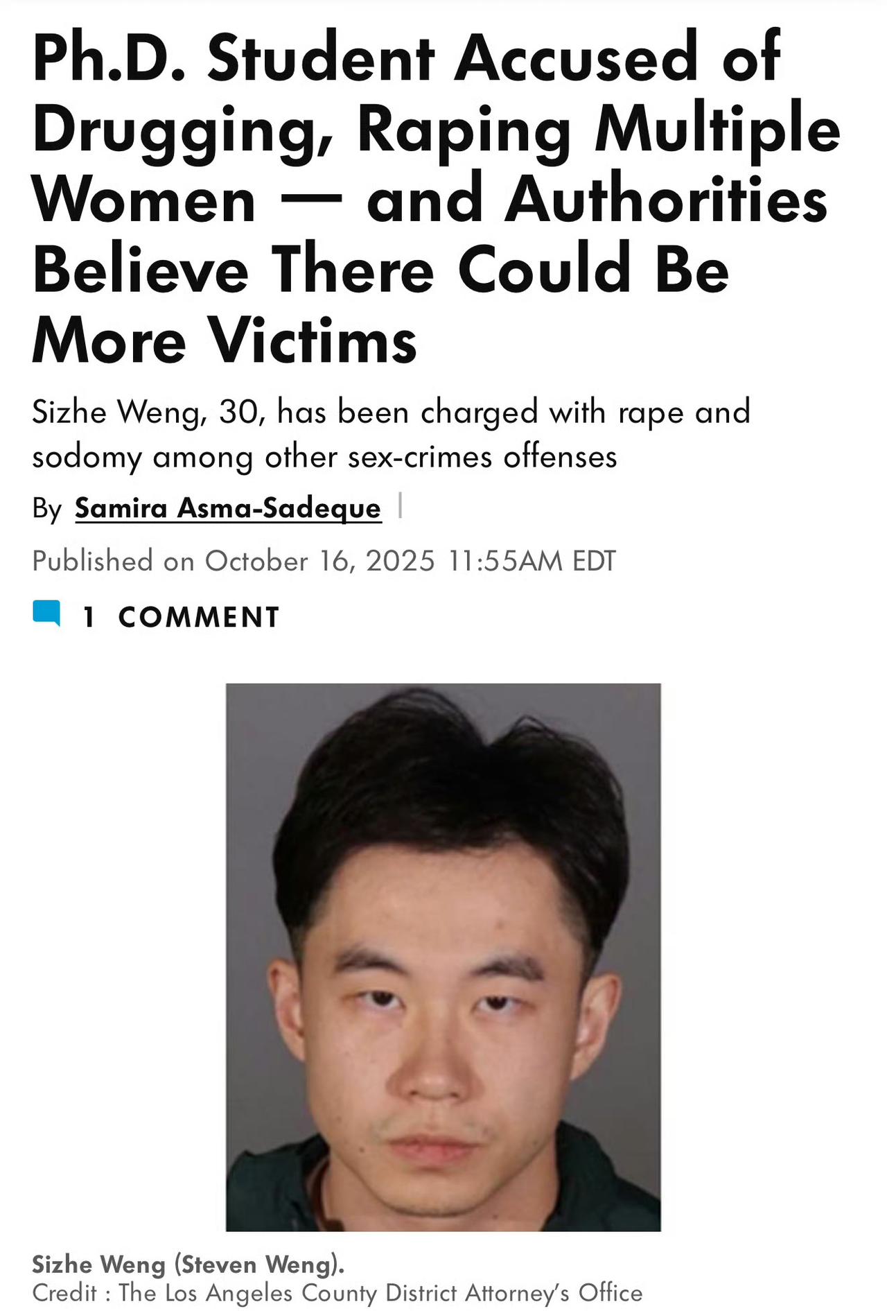 一中国理工博士美国迷奸多人被被抓，背后迷奸暗网交流群令人触目惊心。这名刚刚被美国
