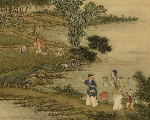蓝天白云，青山绿水，吃的全是地里现摘的、山里现采的，没有添加剂，没有工业污染，没