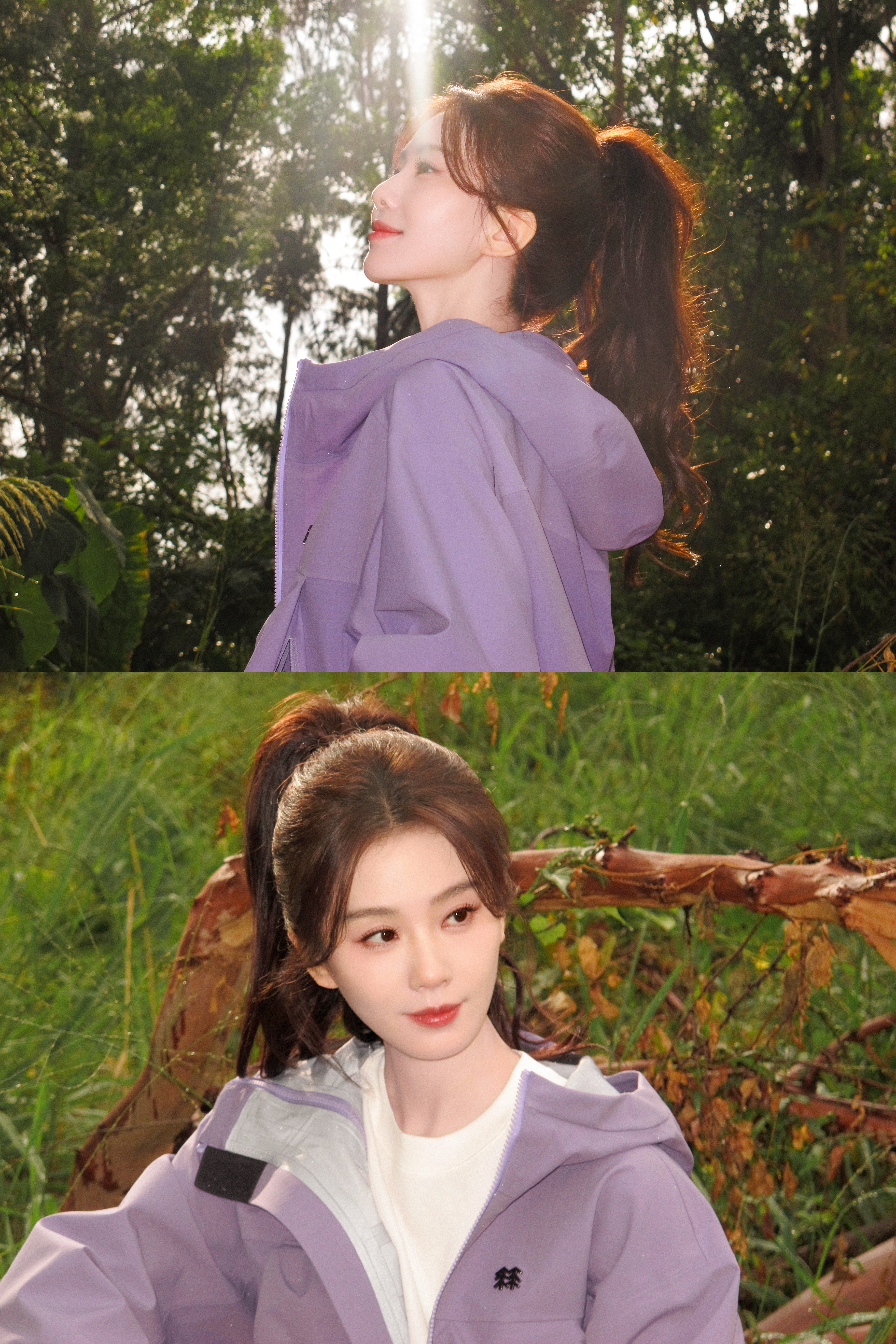 刘诗诗板报速报 请查收来自诗诗的跨场景花絮～灵动绿野撞上温柔雪境，双倍美好一键解