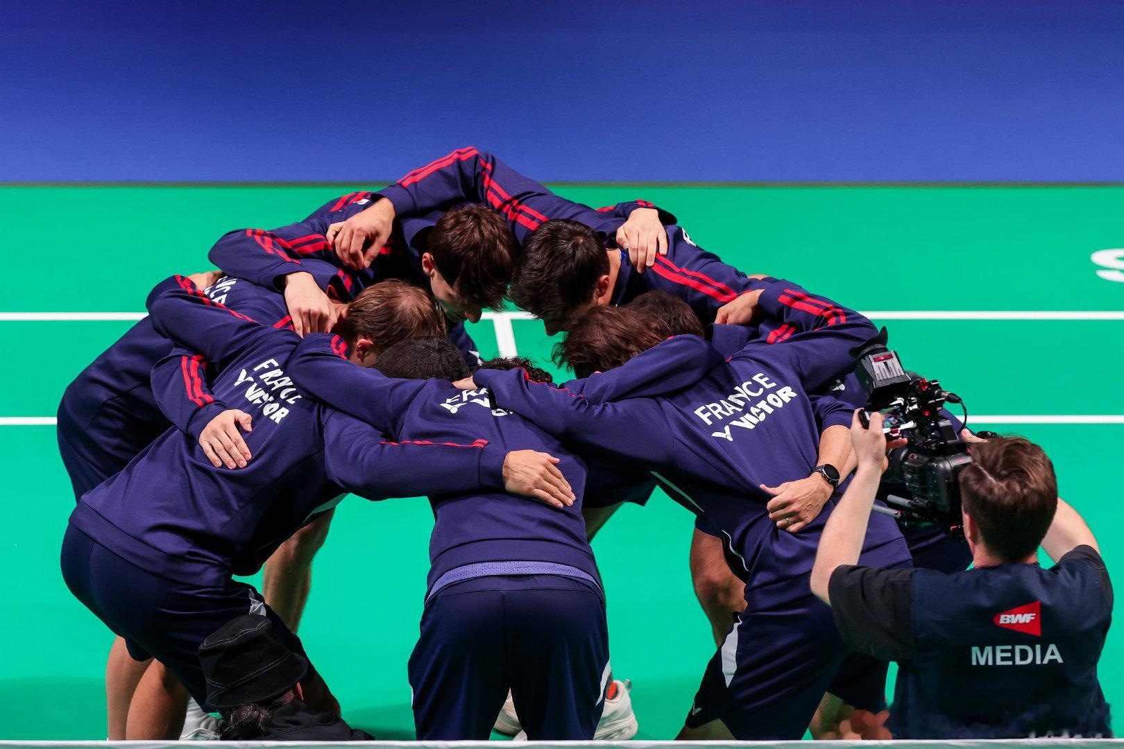 激励时刻📷齐心协力，并肩作战🙌2026年汤尤杯  cr：BWF世界羽联 