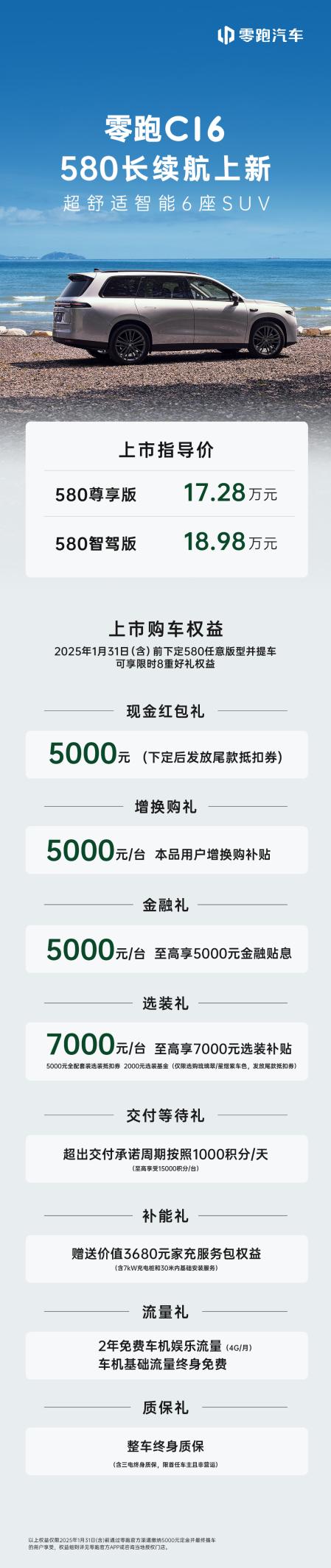 销冠再进化，零跑C16新增580km续航，值得买吗？
要说2024年哪款SUV称