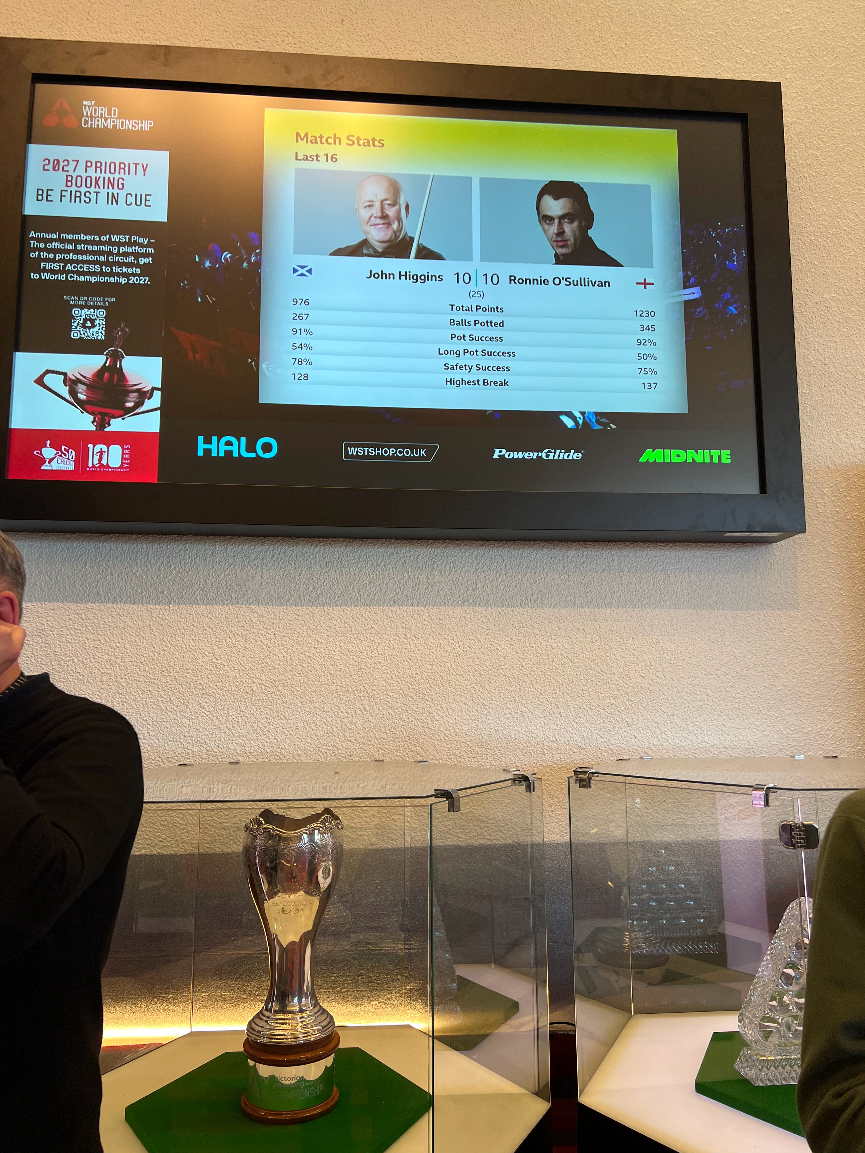 昨日首次克鲁斯堡剧院观赛小记：克鲁斯堡赛场是环形，吊顶天花板灯光设计如同满天星～