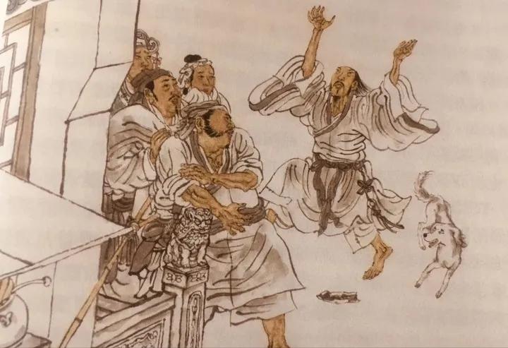 广东南海县，某年秋天。范进疯了。中举的消息传到家里，这个五十四岁的老童生一巴掌被
