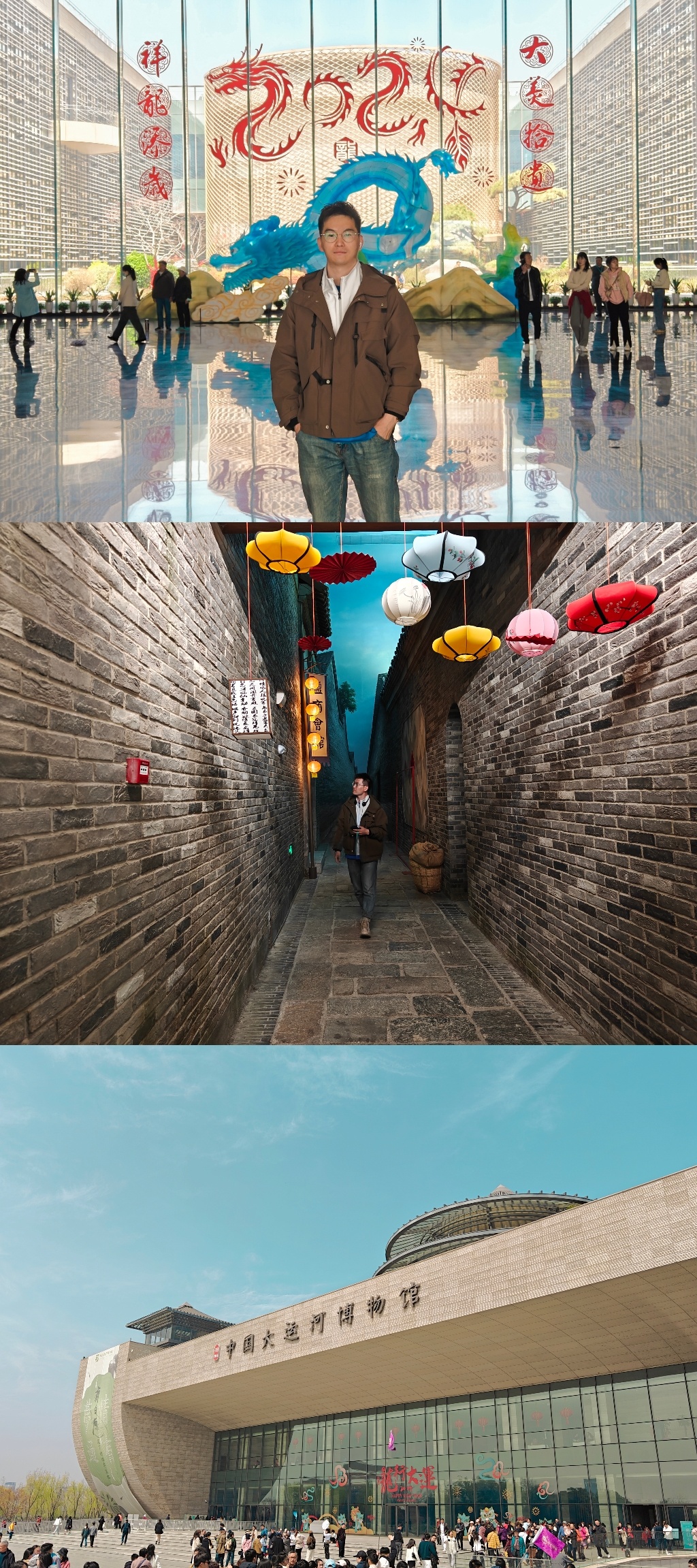 每新到一个城市，我都一定会去当地博物馆，这座【扬州大运河博物馆】，14个展厅3层