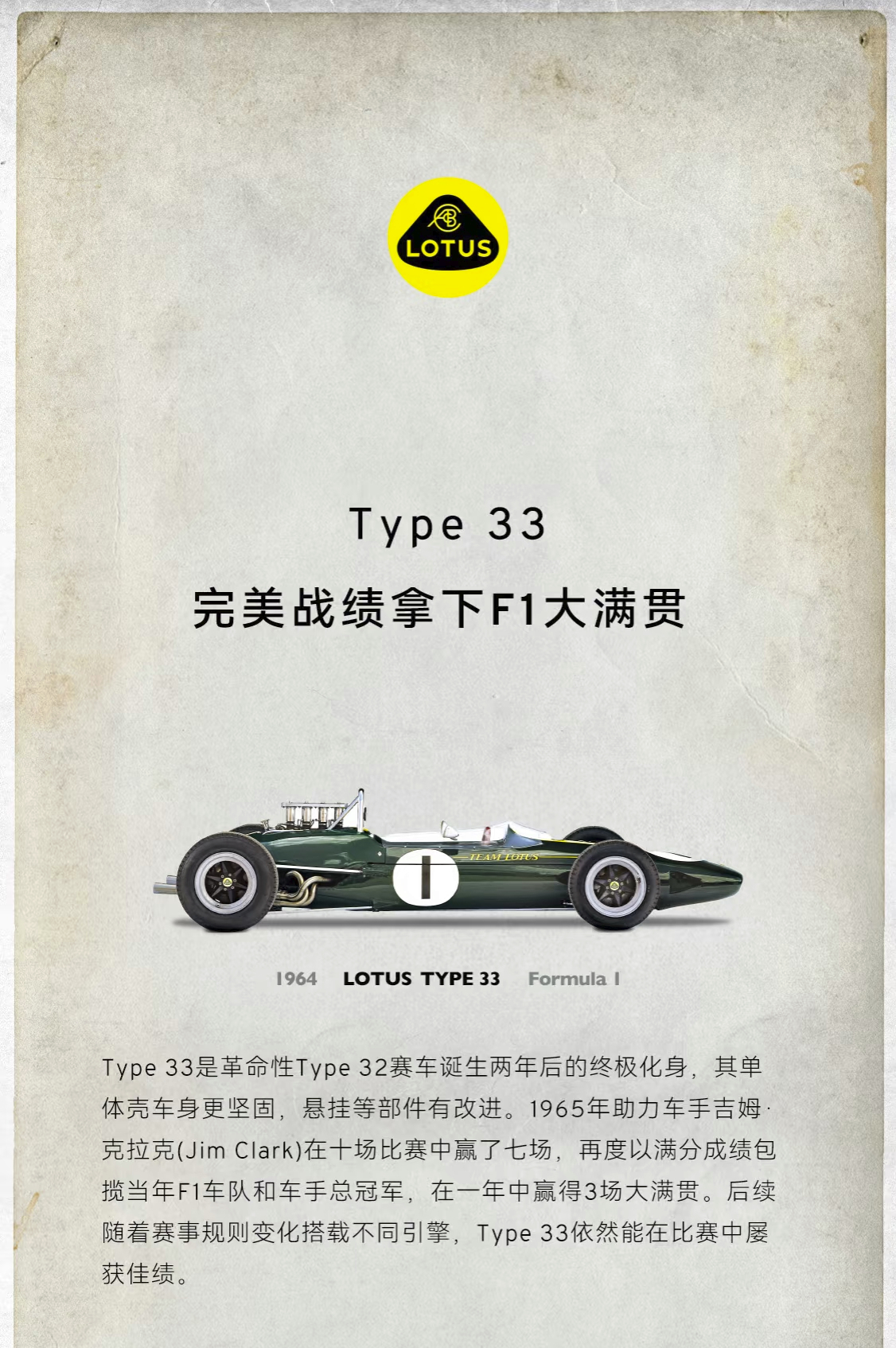 莲花跑车发布EMIRA特别版预告图，向经典的Type 33赛车致敬[老师好]采用